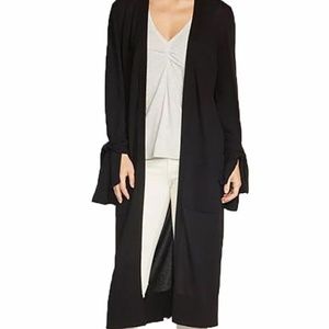 Brochu Walker - Women's Albian Tie Duster Cardigan - Black Onyx